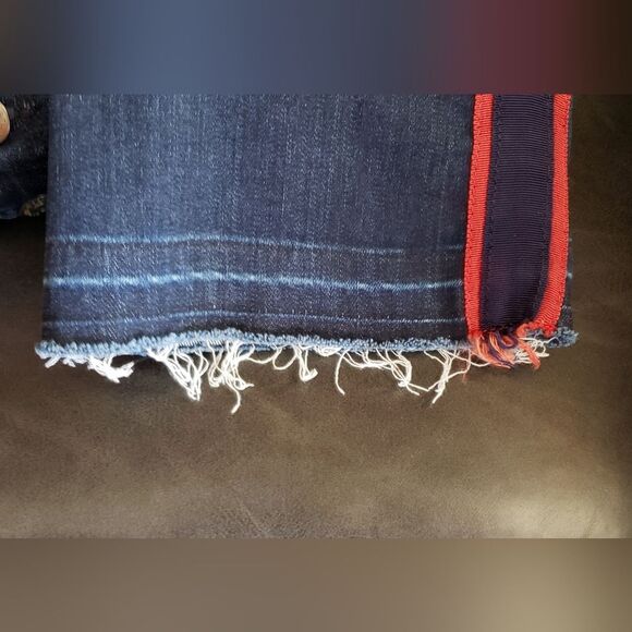 Veronica Beard Carolyn 10" Baby Boot Blue Jeans Size 28 - Picture 12 of 12